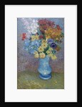 Flowers in a Blue Vase, c.1887 by Vincent van Gogh