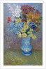 Flowers in a Blue Vase, c.1887 by Vincent van Gogh