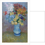 Flowers in a Blue Vase, c.1887 by Vincent van Gogh