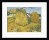 Wheat stacks in Provence, c.1888 by Vincent van Gogh