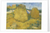 Wheat stacks in Provence, c.1888 by Vincent van Gogh