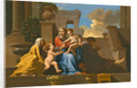 The Holy Family on the Steps, 1648 by Nicolas Poussin