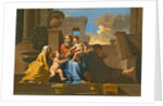 The Holy Family on the Steps, 1648 by Nicolas Poussin