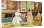 A Friendly Call, 1895 by William Merritt Chase