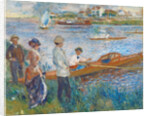 Oarsmen at Chatou, 1879 by Pierre Auguste Renoir
