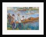Oarsmen at Chatou, 1879 by Pierre Auguste Renoir