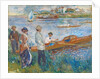 Oarsmen at Chatou, 1879 by Pierre Auguste Renoir