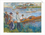 Oarsmen at Chatou, 1879 by Pierre Auguste Renoir