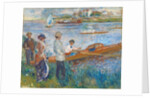 Oarsmen at Chatou, 1879 by Pierre Auguste Renoir