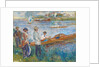 Oarsmen at Chatou, 1879 by Pierre Auguste Renoir