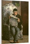 The Artist's Father, Reading 'L'Événement', 1866 by Paul Cezanne