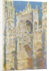Rouen Cathedral, West Facade, Sunlight, 1894 by Claude Monet