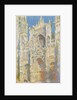 Rouen Cathedral, West Facade, Sunlight, 1894 by Claude Monet