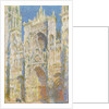 Rouen Cathedral, West Facade, Sunlight, 1894 by Claude Monet