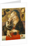 Madonna and Child, c. 1490 by Carlo Crivelli