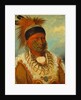 The White Cloud, Head Chief of the Iowas, 1844-45 by George Catlin