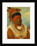 The White Cloud, Head Chief of the Iowas, 1844-45 by George Catlin
