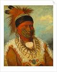 The White Cloud, Head Chief of the Iowas, 1844-45 by George Catlin