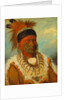 The White Cloud, Head Chief of the Iowas, 1844-45 by George Catlin