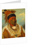 The White Cloud, Head Chief of the Iowas, 1844-45 by George Catlin