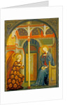 The Annunciation, c. 1423-24 by Tommaso Masolino da Panicale