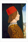 Giovanni II Bentivoglio, c. 1474- 77 by Ercole de Roberti