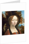 Ginevra de' Benci, c. 1474- 78 by Leonardo da Vinci