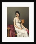 Portrait of a Young Woman in White, c. 1798 by Jacques Louis (circle of) David
