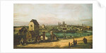 View of Munich from Haidhausen with the river Isar in the centre, 1761 by Bernardo Bellotto