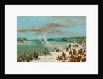 Portage Around the Falls of Niagara at Table Rock, 1847- 48 by George Catlin