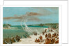 Portage Around the Falls of Niagara at Table Rock, 1847- 48 by George Catlin