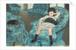 Little Girl in a Blue Armchair, 1878 by Mary Stevenson Cassatt