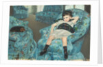 Little Girl in a Blue Armchair, 1878 by Mary Stevenson Cassatt