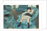 Little Girl in a Blue Armchair, 1878 by Mary Stevenson Cassatt