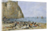 Washerwomen on the beach of Etretat, 1894 by Eugene Louis Boudin