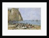 Washerwomen on the beach of Etretat, 1894 by Eugene Louis Boudin