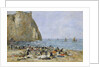 Washerwomen on the beach of Etretat, 1894 by Eugene Louis Boudin