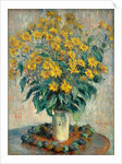 Jerusalem Artichoke Flowers, 1880 by Claude Monet