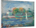 The Blue River, c.1890-1900 by Pierre Auguste Renoir