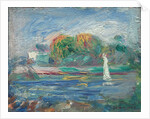 The Blue River, c.1890-1900 by Pierre Auguste Renoir