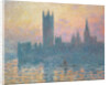 Les Chambres du Parlement, coucher du soleil, 1903 by Claude Monet