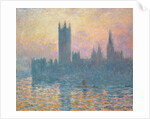 Les Chambres du Parlement, coucher du soleil, 1903 by Claude Monet