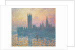 Les Chambres du Parlement, coucher du soleil, 1903 by Claude Monet