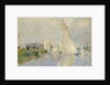 Regatta at Argenteuil, 1874 by Pierre Auguste Renoir