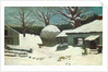 New England Farm in Winter, c.1850 by American School