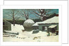 New England Farm in Winter, c.1850 by American School