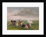 Comanche Feats of Horsemanship, 1834-35 by George Catlin