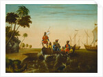 The Landing of Columbus, c.1837 by Edward Hicks
