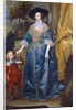 Queen Henrietta Maria with Sir Jeffrey Hudson, 1633 by Anthony van Dyck