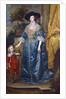 Queen Henrietta Maria with Sir Jeffrey Hudson, 1633 by Anthony van Dyck